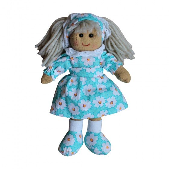 Powell Craft Powell Craft Rag Doll with Rabbit Dress