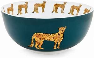 Yvonne Ellen Leopard Fluted Trinket Dish