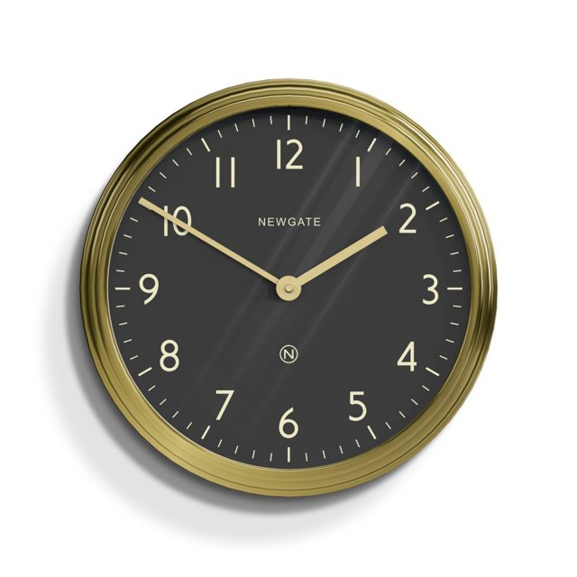 The Spy Radial Brass Wall Clock