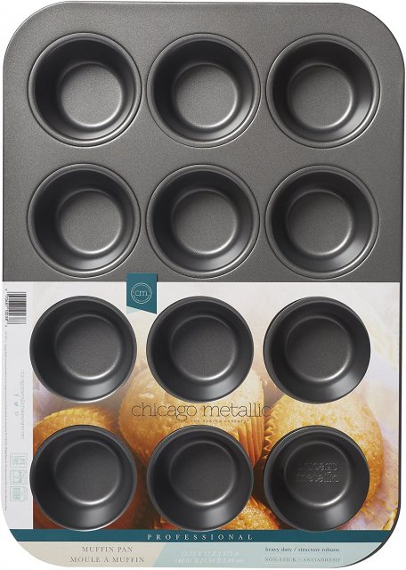 Chicago Metallic Non Stick 12 Hole Muffin Pan