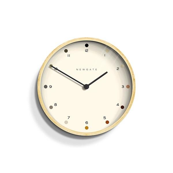 Newgate Mr Clarke Wall Clock in Light Plywood