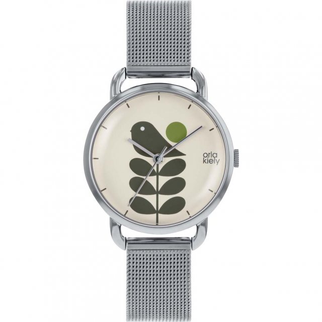 Orla Kiely Orla Kiely Scribble Sunflower Blue Quite Big Mug