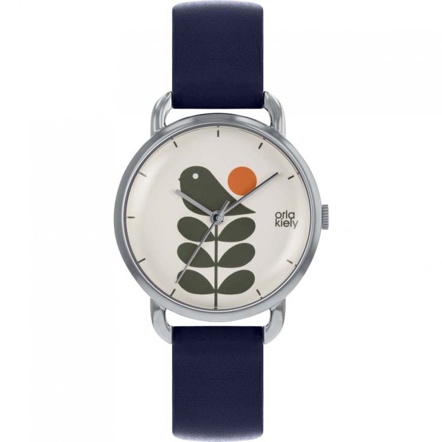 Orla Kiely Orla Kiely Sixties Stem Navy Mug
