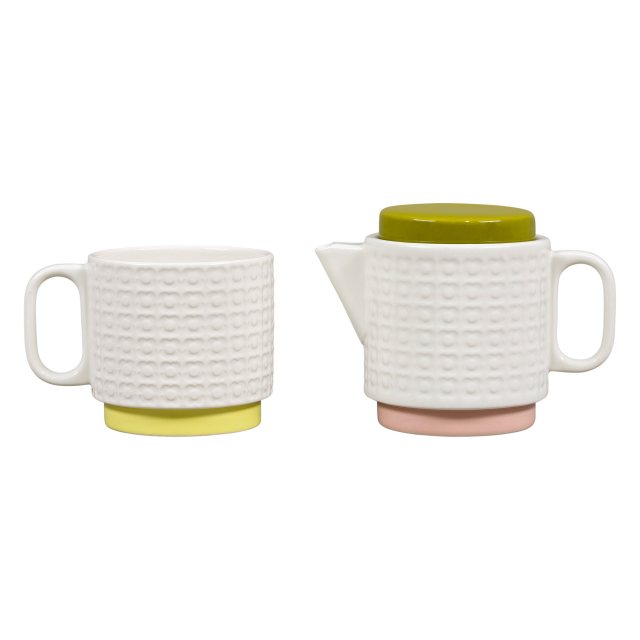 Orla Kiely Orla Kiely Lobster Pot Teal Mug