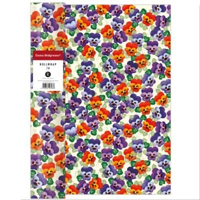 Emma Bridgewater Purple Pansy Roll Wrap