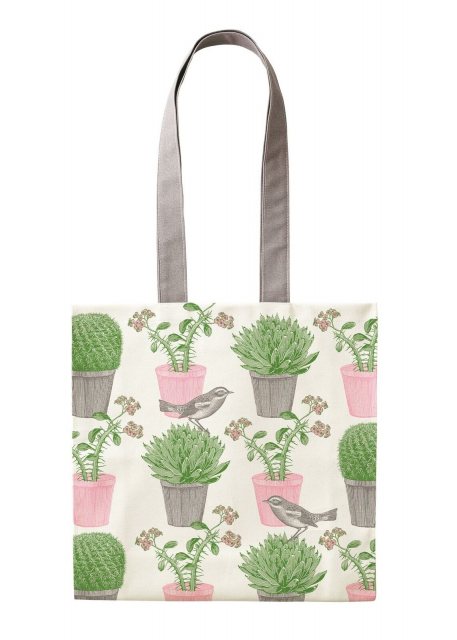 Thornback & Peel Thornback & Peel Cactus & Bird Tote Bag