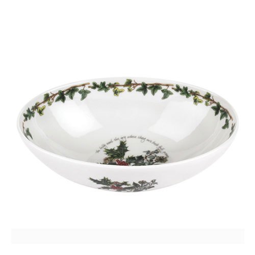 The Holly & The Ivy Oval Nesting Bowl 8inch