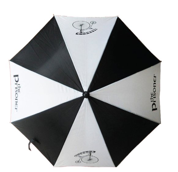 The Prisoner Umbrella Black/White