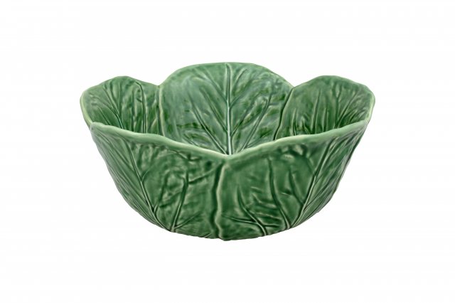 Bordallo Pinheiro Cabbage (Couve) 29.5cm Salad Bowl Natural