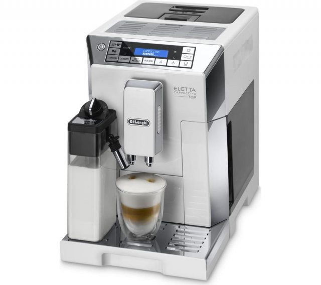SMEG Espresso Coffee Machine With Grinder - White