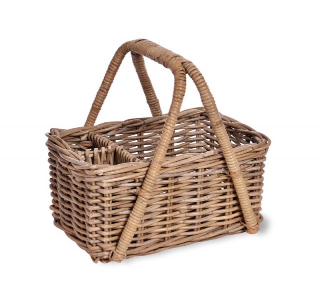 Garden Trading Eco Bath Bamboo Laundry Basket With Lid Triangle