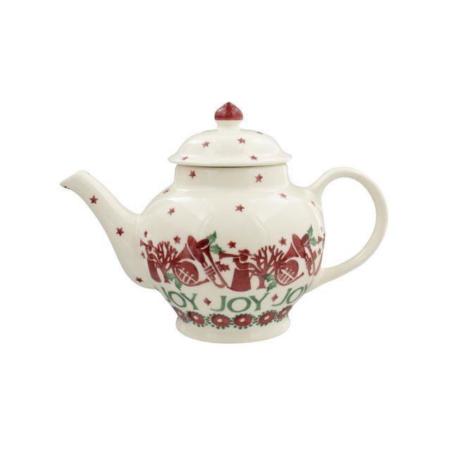 Emma Bridgewater Joy Trumpets 2 Mug Teapot