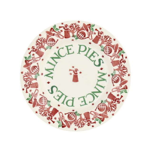 Emma Bridgewater Joy Trumpets Mince Pie Plate