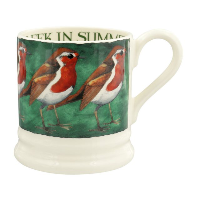 Emma Bridgewater Robin On The Green Mug