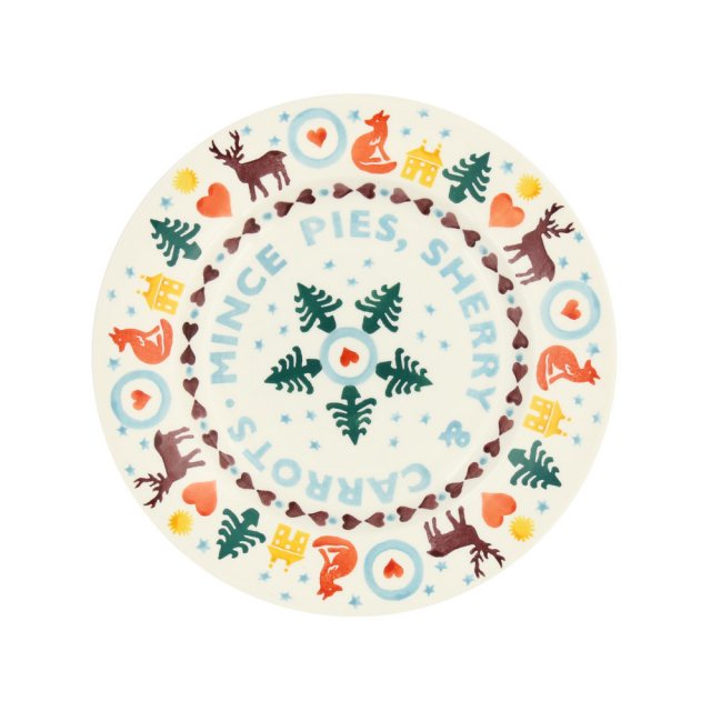 Emma Bridgewater Christmas Brights Mince Pies 8.5 Plate