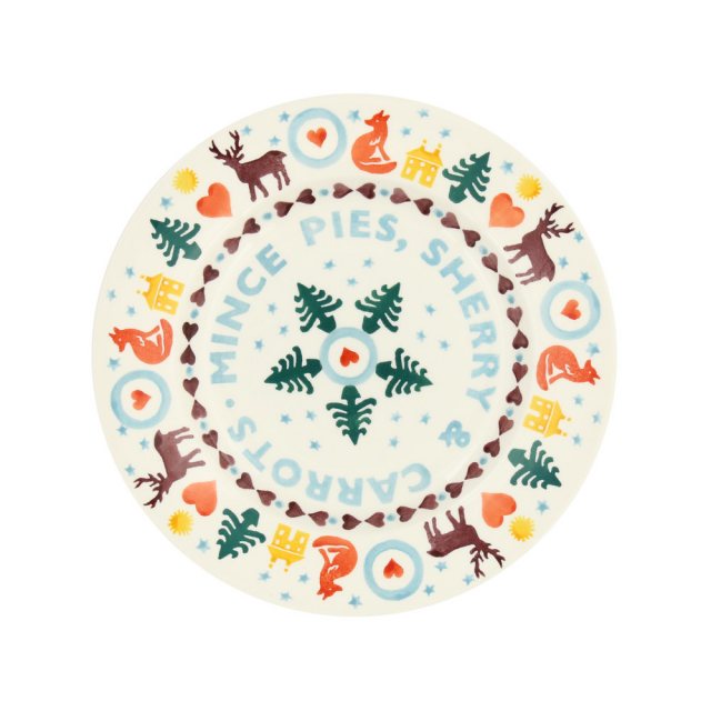 Emma Bridgewater Christmas Brights Mince Pies 8.5 Plate