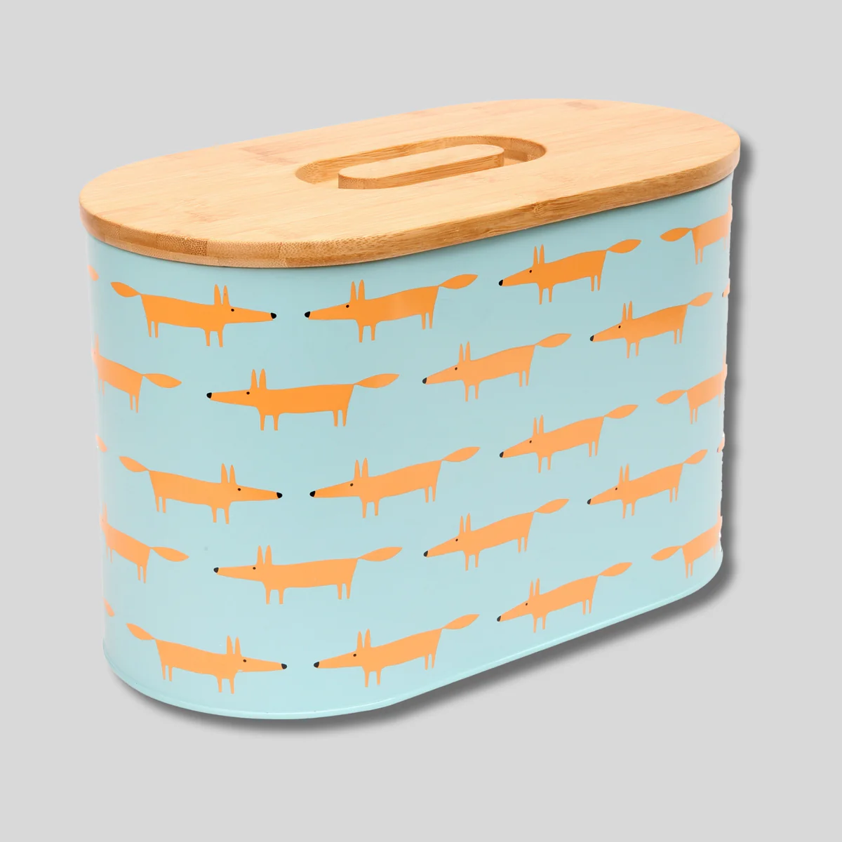 Scion Mr Fox Bread Bin - Blue