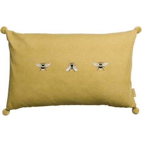 Sophie Allport Sophie Allport Bees Embroidered Cushion