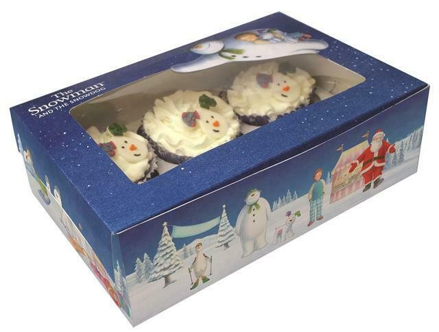 Snowman/Snowdog Cupcake Boxes