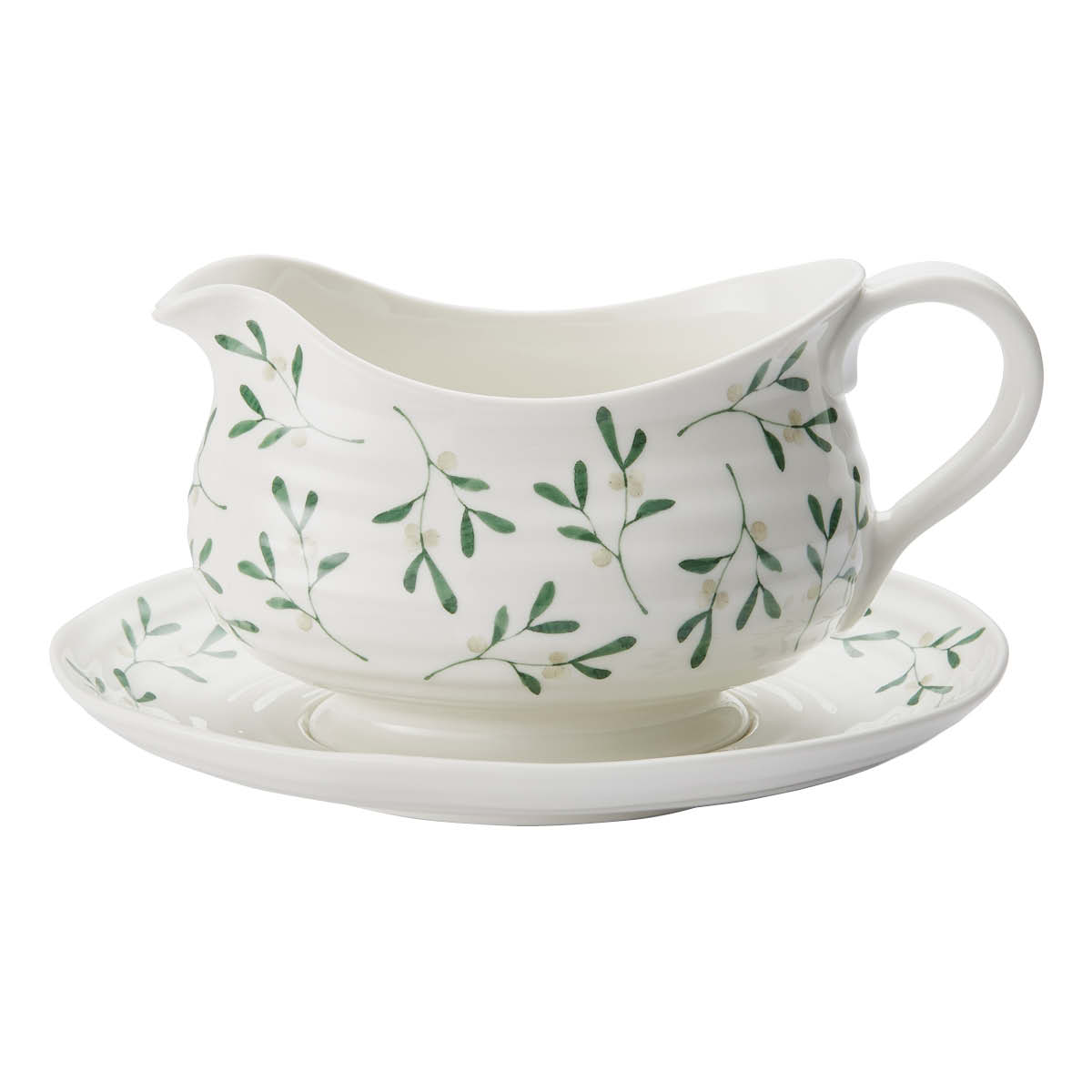 Sophie Conran Mistletoe Gravy Boat & Stand