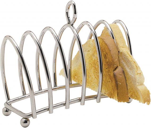 KitchenCraft Chrome Plated Six Slice Toast Rack