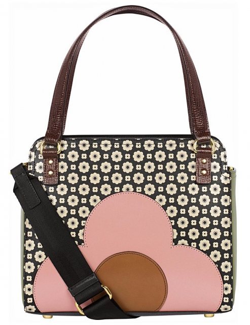 Orla Kiely Jeanette Bag Black & Cream