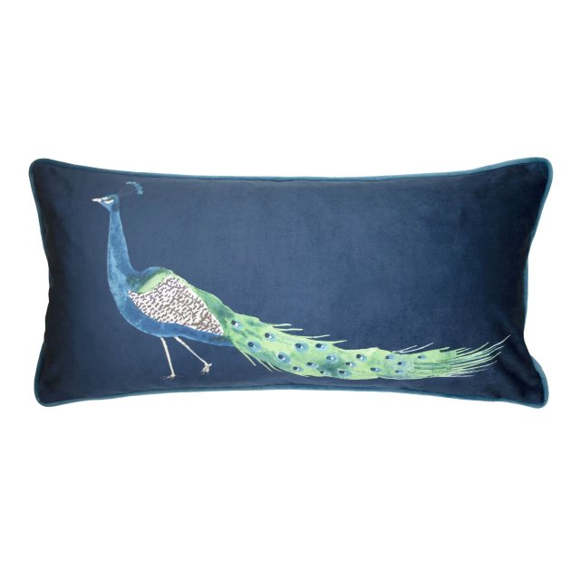 Sophie Allport Laura Ashley Nigella Silver Feather Cushion 50x50cm