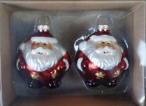 2 Hanging Santas Boxed