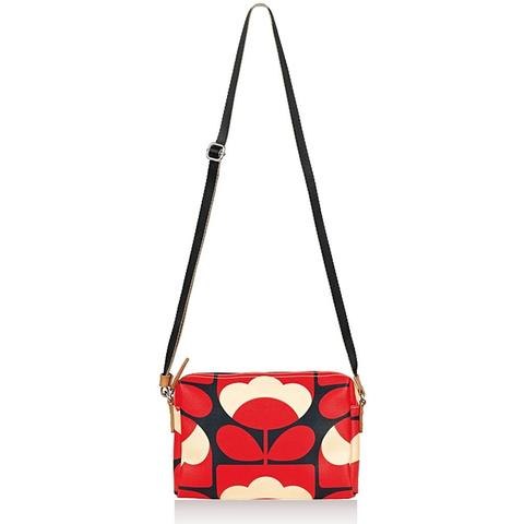 Orla Kiely Sara Miller Midnight Leopard Mini Backpack