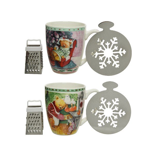 Hot Chocolate Christmas Mug Gift Set