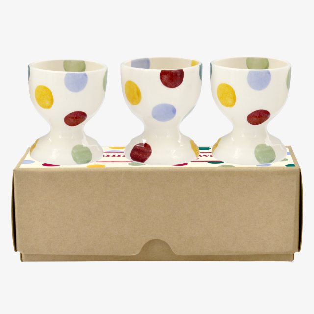 Emma Bridgewater Polka Dot S/3 Egg Cups Boxed