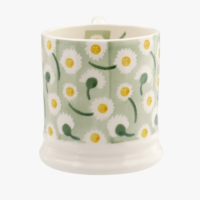 Emma Bridgewater Daisy Light Green 1/2 Pint Mug Buy Online Here