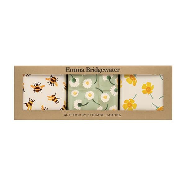 Emma Bridgewater Buttercups S/3 Square Tins