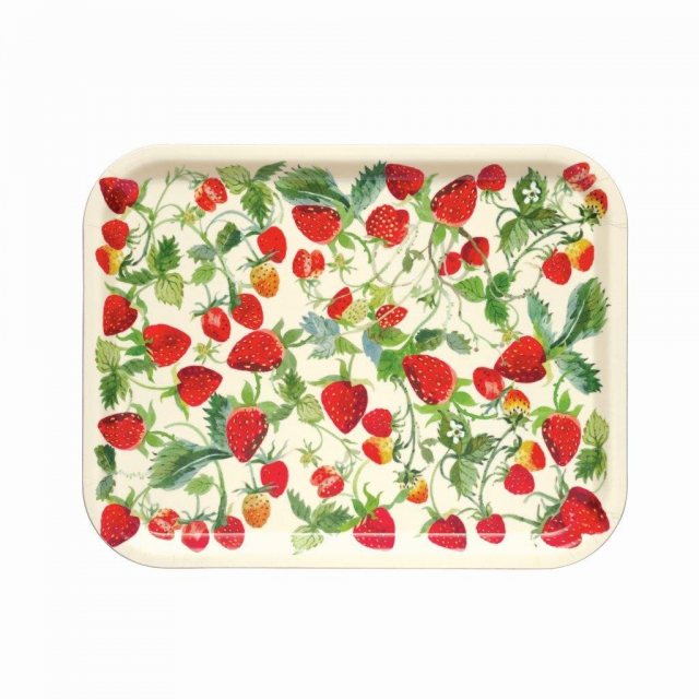 Emma Bridgewater Emma Bridgewater Strawberries Rectangular Birch Tray