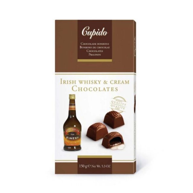 Cupido Irish Whisky Cream Chocolates 150g