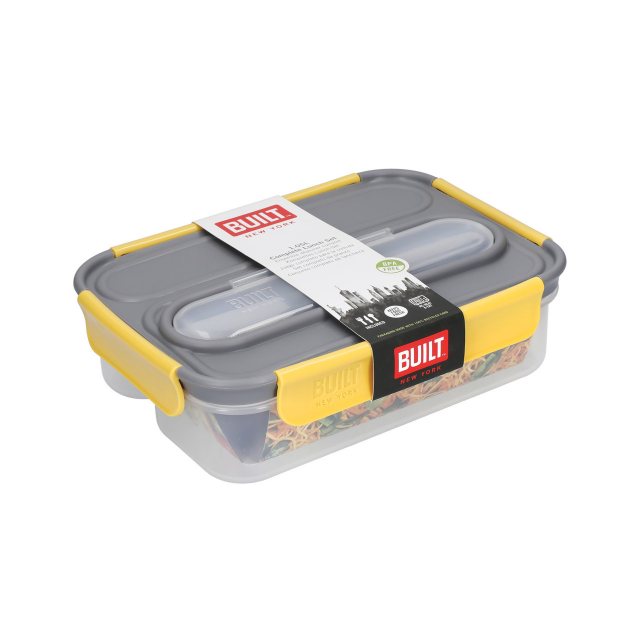 Built Stylist Lunch Box With Cutlery 1.05L