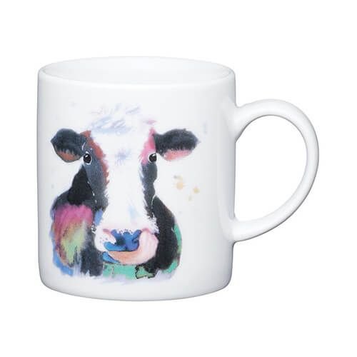 Espresso Cup Watercolour Cow