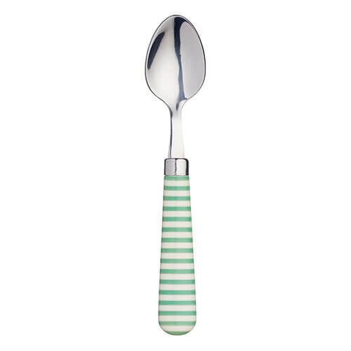 Stainless Steel Green Hoops Teaspoon