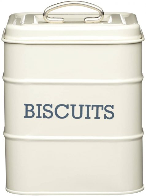 Living Nostalgia Antique Cream Biscuit Tin