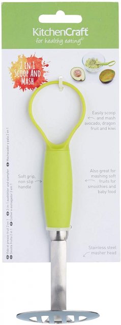 KitchenCraft  Healthy Eating 2in1 Masher/Scoop