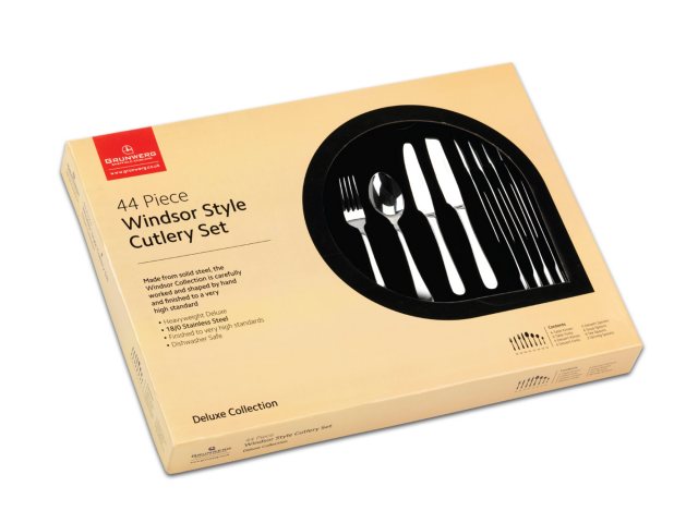 Grunwerg 44 Piece Windsor Cutlery Set