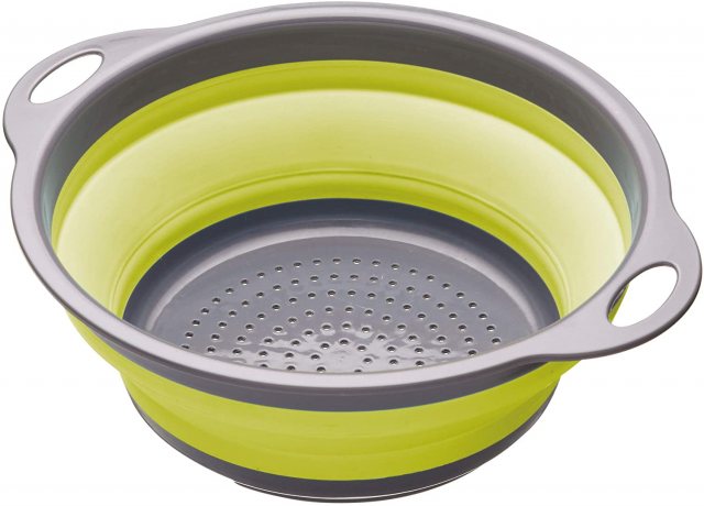 Colourworks 24cm Collapsible Colander Apple Green