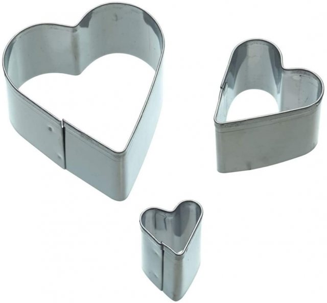 Kitchen Craft Heart Fondant Cutter Set
