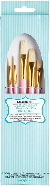 Kitchen Craft Sugarcraft Decorating Brushes