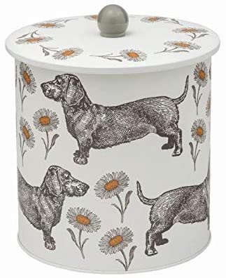 Thornback & Peel Thornback & Peel Dog & Daisy Biscuit Barrel With Biscuits