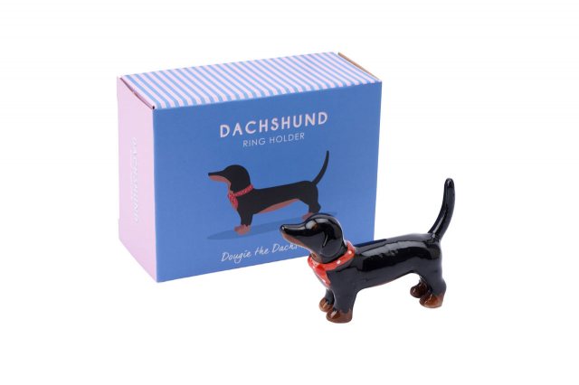 Dougie The Dachshund Ring Hold