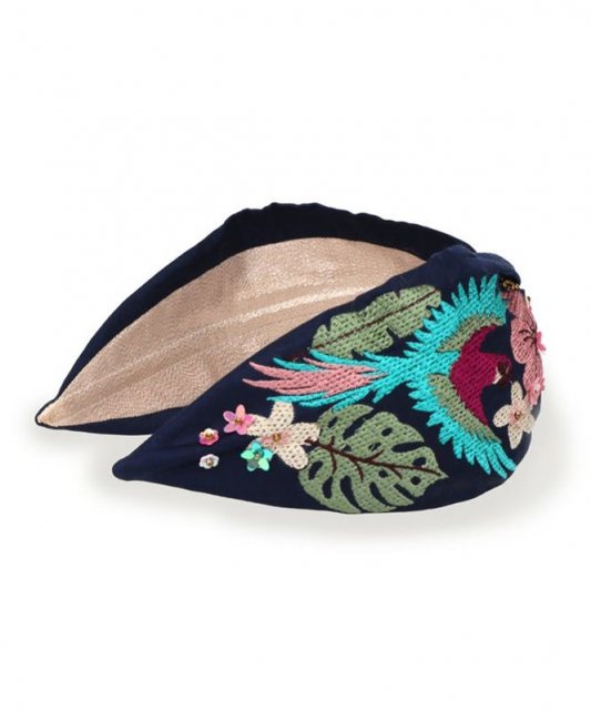 Parrot Headband Navy