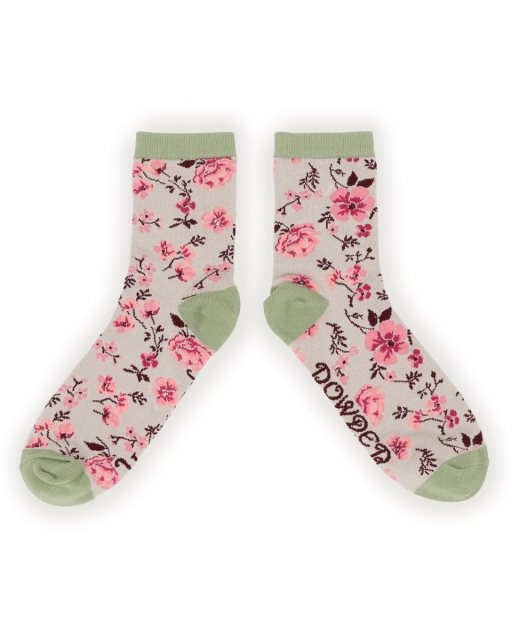 Pink Blossom Ankle Socks
