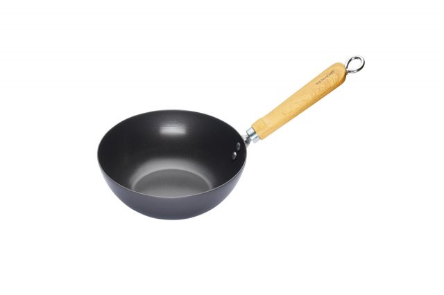 Oriental Carbon Steel Non Stick Wok 20cm