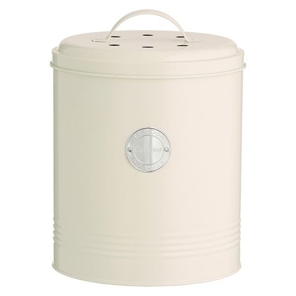 Typhoon Living Cream Compost Caddy